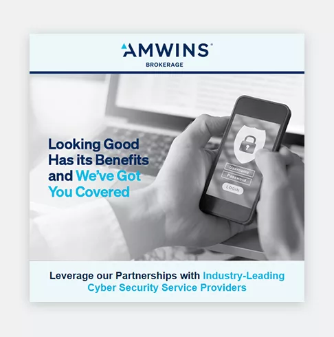 Amwins Brokerage email template design portfolio by Sariya IT, a digital marketing agency.